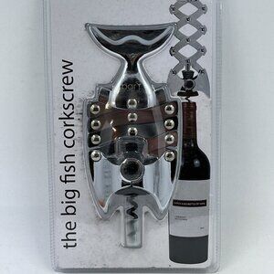 barY3 The Big Fish Corkscrew Wine Bottle Opener BAR-0759 Beach Lake House